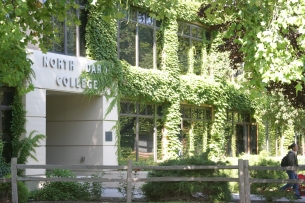 Landscape photograph of North Idaho College's campus.